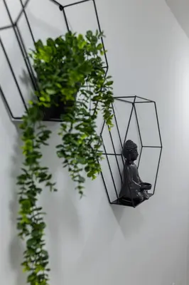 a person sitting in a hanging basket with plants at Flatzy - 16 Guests 4 En-suite Central Apartment A in Liverpool