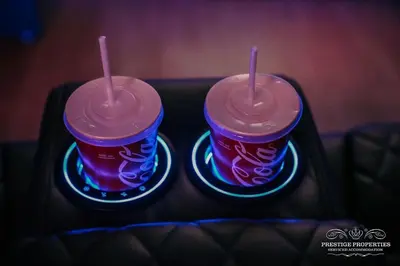 two cups of soda are sitting on a tray at Princes st by Prestige Properties SA in Ulverston