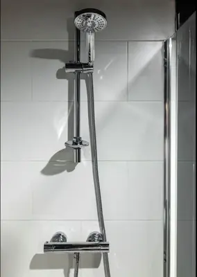 a shower in a bathroom with a shower at One of Kind Boutique Pad in Liverpool
