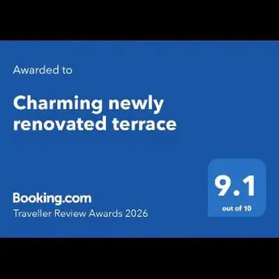 Charming newly renovated terrace