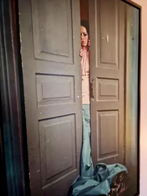 a woman standing in the doorway of a door at Hamilton-The Alexander suite luxury holiday Let's in Scorton