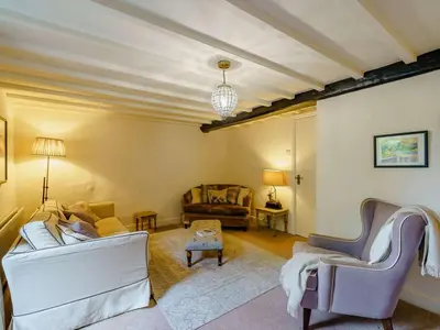 a living room with a couch and two chairs at 3 Bed in Grange-over-sands oc-66725 in Holker