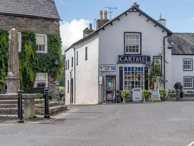 a street in a small town with a building at 3 Bed in Grange-over-sands oc-83368 in Cartmel