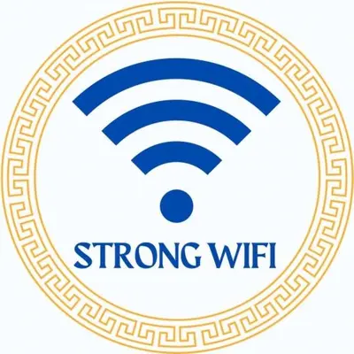 a logo for a strong wifi company at AQUARIUS APARTMENT - SEA VIEW - SLEEPS SEVEN in Blackpool
