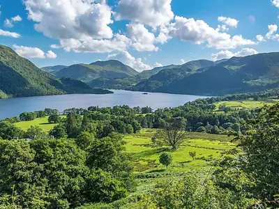 a view of a lake in the mountains at Uk46867 - Thirlmere in Ulverston