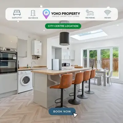 Beautiful House - Sleeps up to 7 - Free Parking