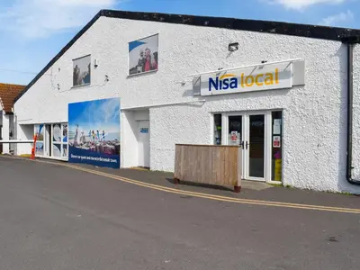 a nasa local store on the side of a street at Peachy in Heysham
