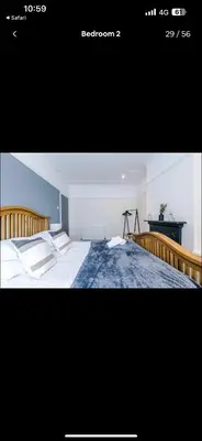 a picture of a bedroom with a large bed at Walton Residence in Liverpool