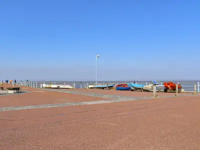 a group of boats are parked on the beach at Sand Dune - Uk48699 in Lancaster