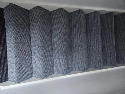 a shelf with a bunch of black and white panels at Great Home in Liverpool