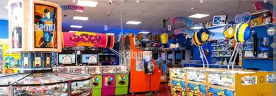 a store filled with lots of toys and games at Caravan to Hire - CalaGran Fleetwood Blackpool in Fleetwood