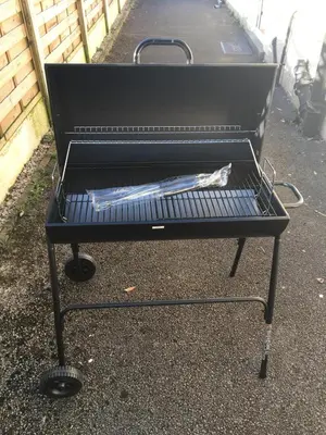 a grill with a plastic bag on top of it at Book 3 or more nights get one night free !!! in Bare