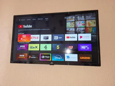 a tablet screen on a wall with many different apps at The Sands Hotel in Blackpool