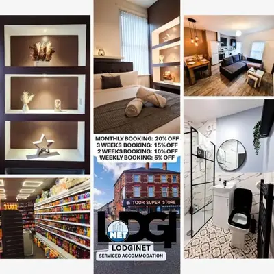 Lodginet Stays - County View - 1BR Flat 4