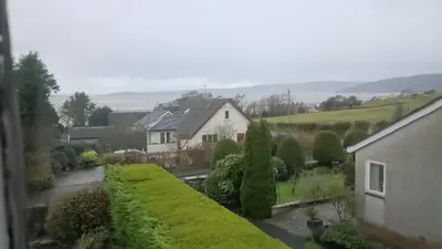 a view from the window of a house at The Silverdale Hotel in Silverdale