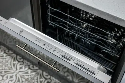 an oven with its door open with its racks inside at Sutcliffe House - Air Host & Stay - 3 bed 3 bath - Contractor Friendly in Liverpool