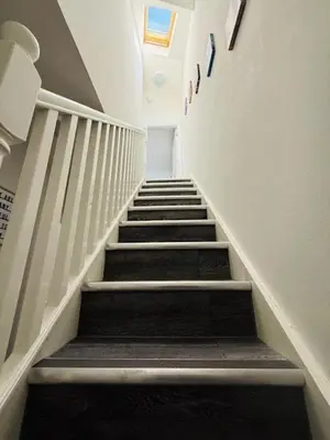 a stairway in a building with at JMC Place - The Duplex in Blackpool