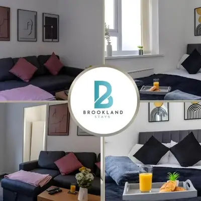 One Bedroom Apartment by Brookland Stays Serviced Accommodation Short Lets Blackpool with Free WiFi