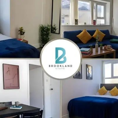 One Bedroom Flat by Brookland Stays Serviced Accommodation Short Lets Blackpool with Free WiFi