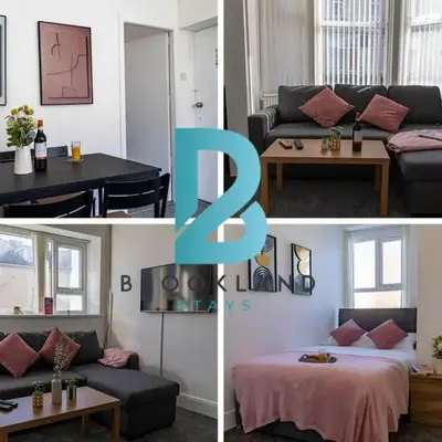 Brookland Stays Blackpool 1BR Apartment Sleeps 4 WiFi