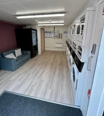 an empty room with a couch in a hospital room at For Students Only The Railyard in Liverpool in Liverpool