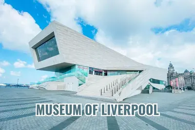 a museum of liverpool with the text museum of liverpool at The Works Apartments in Liverpool