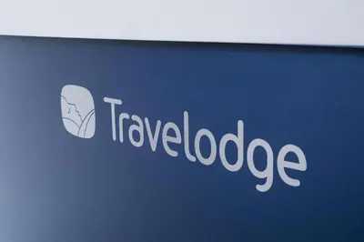 a sign with the words travel lookedage on it at Travelodge Preston Central in Preston