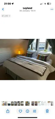a picture of a bedroom with a bed at Langs Hall in Leyland