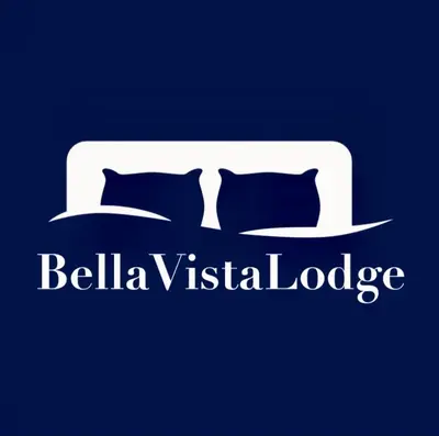 a logo for a bed with pillows on it at Bella Vista Lodge in Blackpool