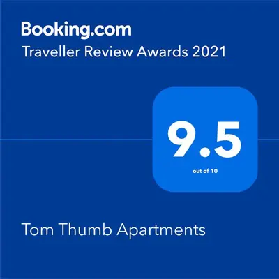 a screenshot of a phone with the town thump appartements at Tom Thumb Apartments in Liverpool