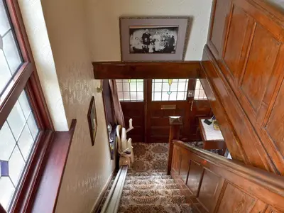 an overhead view of a hallway in a house at Marstan House in Standish