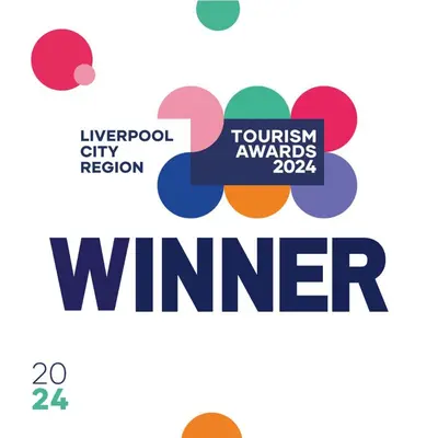 a poster for the liverpool city region tournament awards at Sunnyside Guest House Southport - winner of Best B&B in the country 2025-26 in Southport