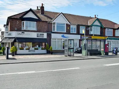 a building on the side of a street at Highcross in Poulton le Fylde
