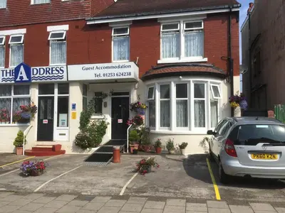 a car parked in front of a building at The Address in Blackpool