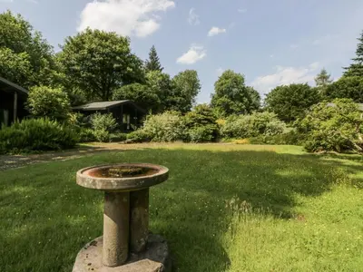 a bird bath in the middle of a yard at Grasmere in Ulverston