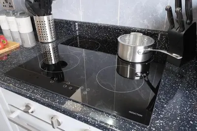 a coffee maker on a counter in a kitchen at The Blackpool Apartment in Blackpool