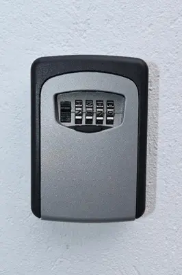 a sensor on the wall of a wall at Adelaide Apartments 2 in Blackpool