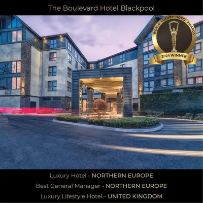 a rendering of the luxurious hotel blackpool at Boulevard Hotel in Blackpool