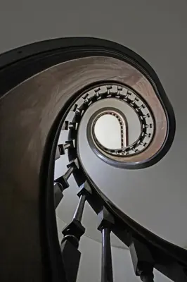 a spiral staircase in a building with at The Castle Collection - 3 Union Court in Liverpool