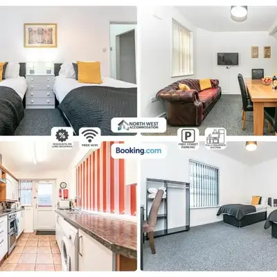 Wigan Work-Ready 3BR House Sleeps 6 Guests