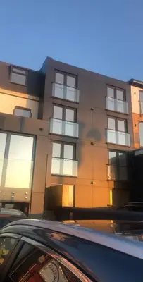 a car parked in front of a building at ApartHotel421 by Seafront Collection in Blackpool
