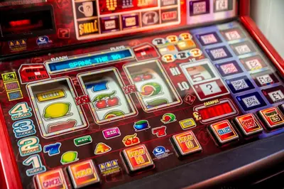 a close up of a game machine with lots of buttons at The Ferndale Hotel in Blackpool