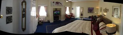 a bedroom with a bed in a room at The Regal Hotel in Blackpool