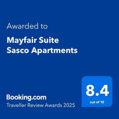 a screenshot of the mayfair suite sasco appointments webpage at Mayfair Suite - 3x Bathrooms Close to Seafront in Blackpool