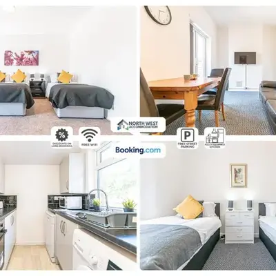 Modern 3BR House in Ince Ideal for Contractors & Long Stays