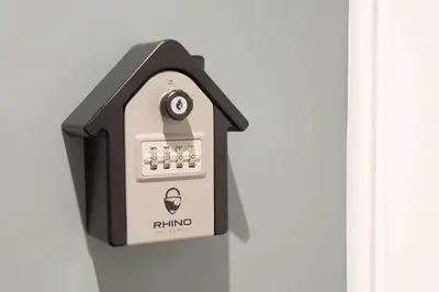 a plug in bird house hanging on a wall at Blackbird Luxury 2 Bed Accomodation Room 8 in Blackpool