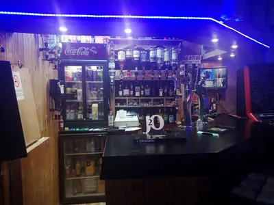 a bar in a bar with bottles of alcohol at the belvere in Blackpool
