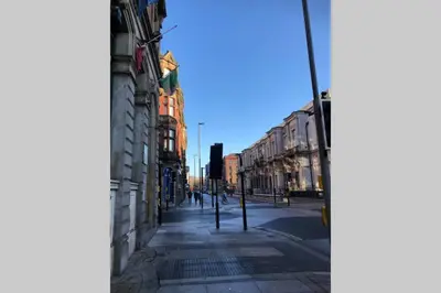 a view of a city street with buildings at Superb City Centre Location in Liverpool