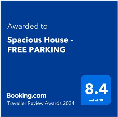 a screenshot of a spontaneous house free parking at Entire 3 Bedroom House- FREE PARKING in Liverpool