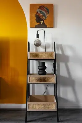 a shelf with a vase on top of it at Everton Valley House - Air Host & Stay - Close to city centre in Liverpool